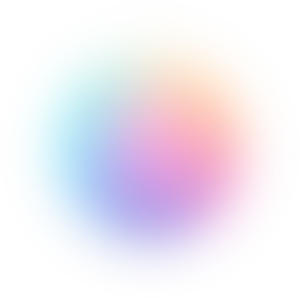 FAQ – Décor cercle dégradé arc-en-ciel