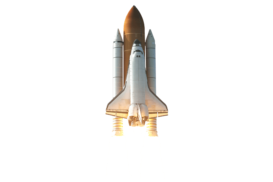 Navette spatiale au décollage - lancement boutique Amazon FBA AmZ Impulsion