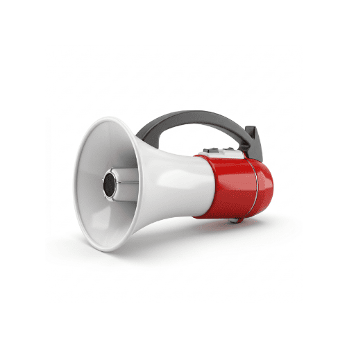 Gestion PPC Amazon - vignette service mégaphone rouge campagnes Sponsored Ads AmZ Impulsion