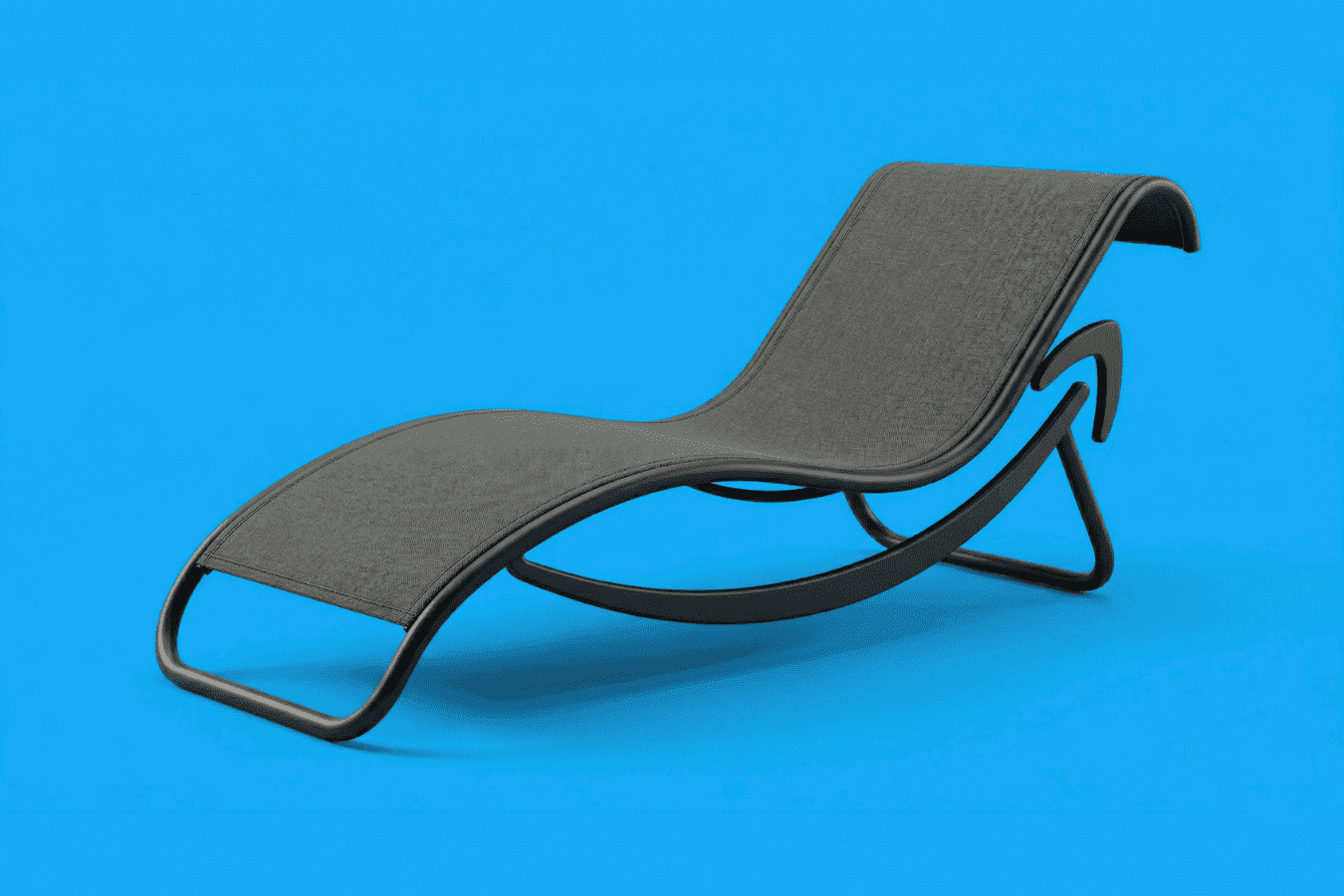 Chaise longue sur fond bleu Amazon - revenu passif Amazon FBA avec AmZ Impulsion